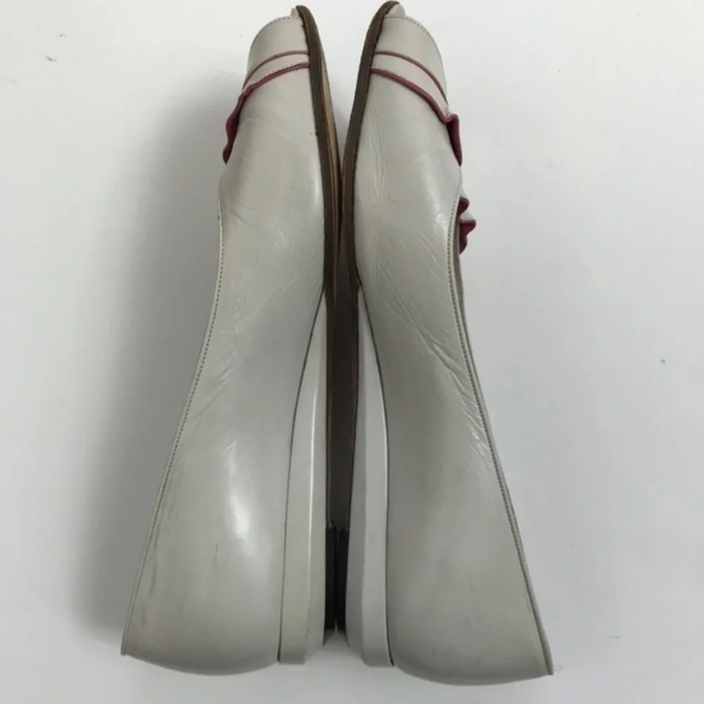 Vintage Ruffle Peep-Toe Flats‎